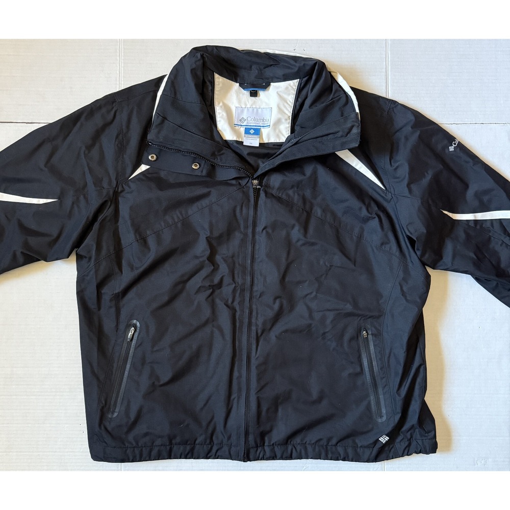 COLUMBIA Bugaboo‎ - Women's Black & White Omni-Tech Interchange Jacket - Size 2X